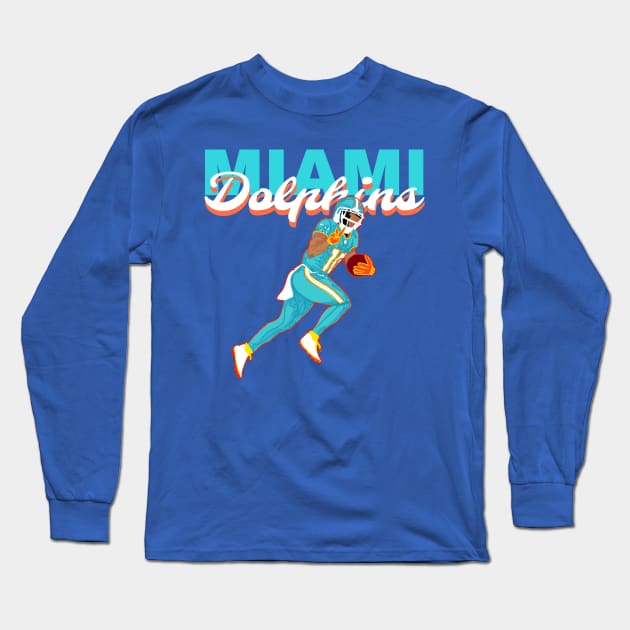 Miami dolphins Long Sleeve T-Shirt by Mic jr